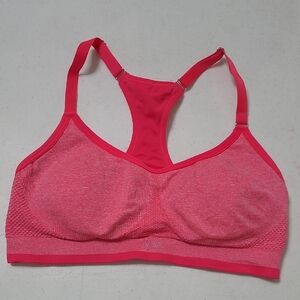 Victoria's Secret VSX Sport Hot Pink Sports Bra with racerback size Large